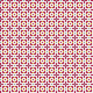 Soyut çapraz desen, üretken hesaplama sanatı, vektör illüstrasyonu