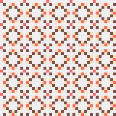 Soyut çapraz desen, üretken hesaplama sanatı, vektör illüstrasyonu