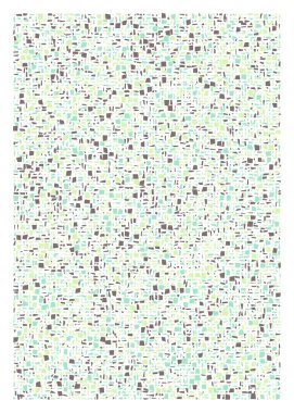 Ofset Quad üretken sanat arkaplan çizimi