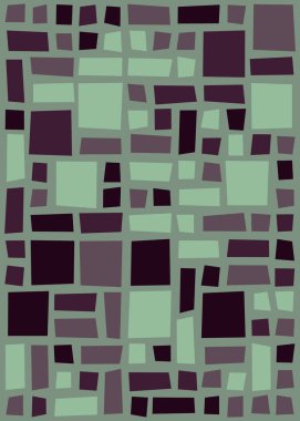 Ofset Quads üretken sanat arka planı, vektör illüstrasyonu