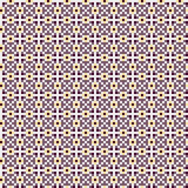 Soyut çapraz desen, üretken hesaplama sanatı, vektör illüstrasyonu