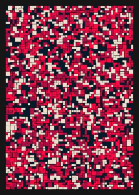 Ofset Quad üretken sanat arkaplan çizimi