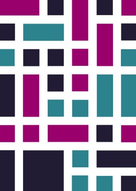 Ofset Quad üretken sanat arkaplan çizimi