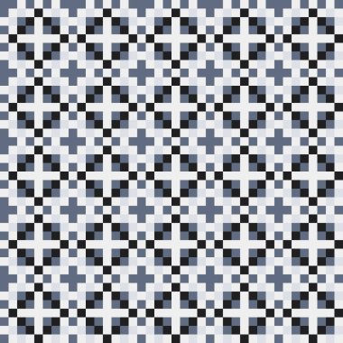 Soyut çapraz desenli üretken hesaplama sanatı çizimi