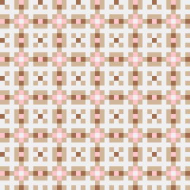 Soyut çapraz desen, üretken hesaplama sanatı, vektör illüstrasyonu