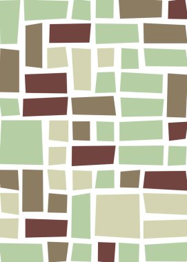 Ofset Quads üretken sanat arka planı, vektör illüstrasyonu