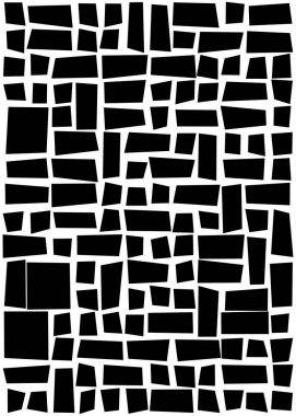 Ofset Quads üretken sanat arka planı, vektör illüstrasyonu