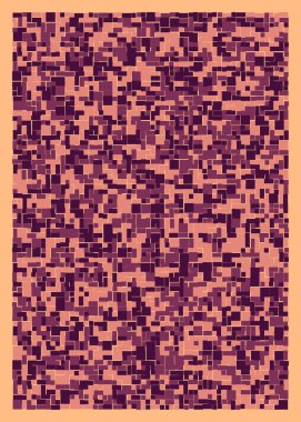 Ofset Quads üretken sanat arka planı, vektör illüstrasyonu