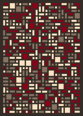 Ofset Quad üretken sanat arkaplan çizimi
