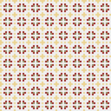 Soyut çapraz desen, üretken hesaplama sanatı, vektör illüstrasyonu