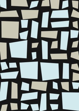 Ofset Quads üretken sanat arka planı, vektör illüstrasyonu