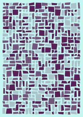 Ofset Quads üretken sanat arka planı, vektör illüstrasyonu