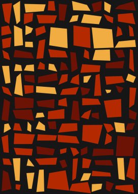 Ofset Quads üretken sanat arka planı, vektör illüstrasyonu