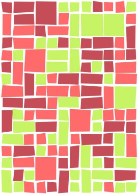 Ofset Quad üretken sanat arkaplan çizimi