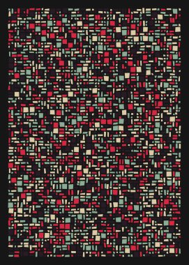 Ofset Quads üretken sanat arka planı, vektör illüstrasyonu
