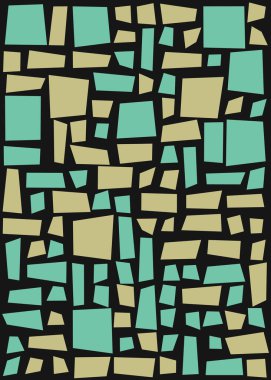 Ofset Quad üretken sanat arkaplan çizimi