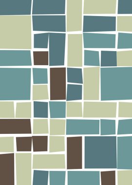 Ofset Quads üretken sanat arka planı, vektör illüstrasyonu