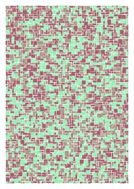 Ofset Quads üretken sanat arka planı, vektör illüstrasyonu