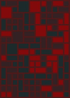 Ofset Quads üretken sanat arka planı, vektör illüstrasyonu