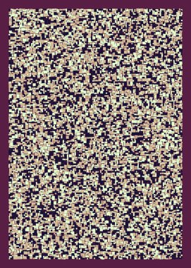 Ofset Quads üretken sanat arka planı, vektör illüstrasyonu