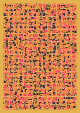 Ofset Quad üretken sanat arkaplan çizimi