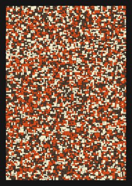 Ofset Quad üretken sanat arkaplan çizimi