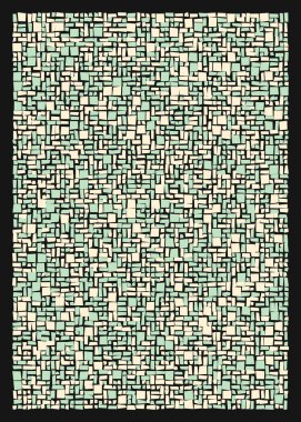 Ofset Quads üretken sanat arka planı, vektör illüstrasyonu