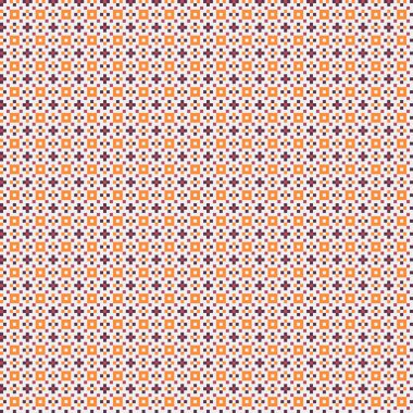 Soyut çapraz desen, üretken hesaplama sanatı, vektör illüstrasyonu