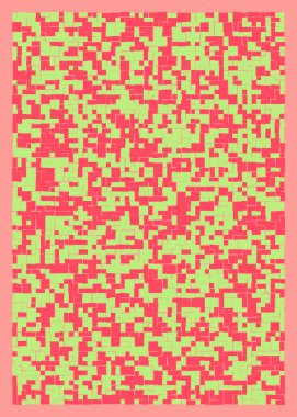 Ofset Quad üretken sanat arkaplan çizimi