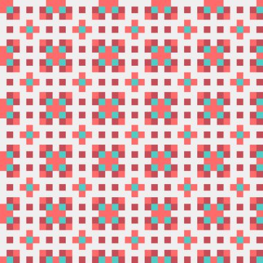 Soyut çapraz desen, üretken hesaplama sanatı, vektör illüstrasyonu