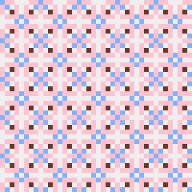 Soyut çapraz desen, üretken hesaplama sanatı, vektör illüstrasyonu