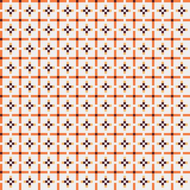 Soyut çapraz desen, üretken hesaplama sanatı, vektör illüstrasyonu