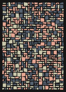 Ofset Quad üretken sanat arkaplan çizimi