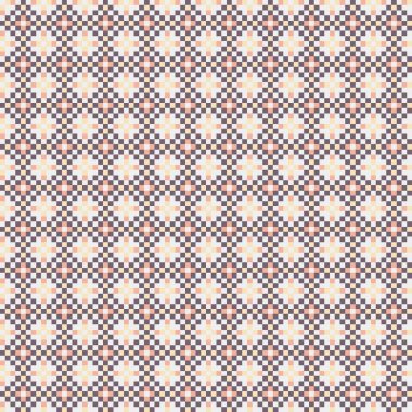 Soyut çapraz desen, üretken hesaplama sanatı, vektör illüstrasyonu