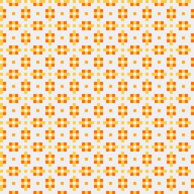 Soyut çapraz desen, üretken hesaplama sanatı, vektör illüstrasyonu