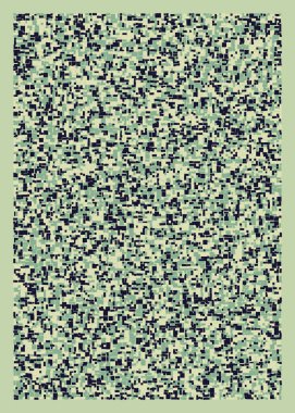 Ofset Quads üretken sanat arka planı, vektör illüstrasyonu