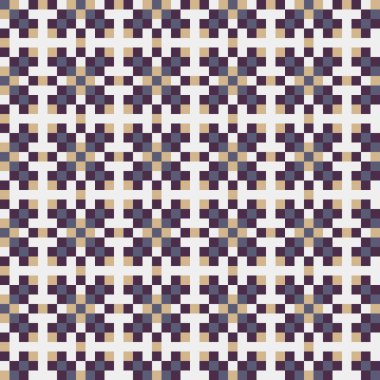 Soyut çapraz desen, üretken hesaplama sanatı, vektör illüstrasyonu