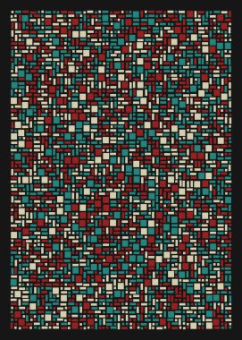 Ofset Quad üretken sanat arkaplan çizimi