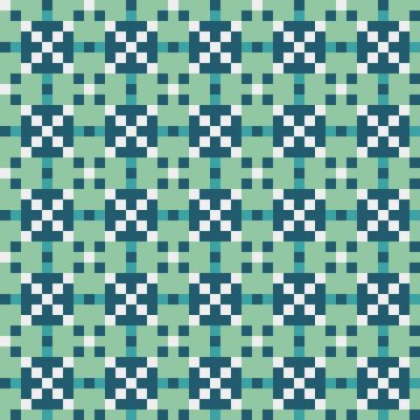 Soyut çapraz desen, üretken hesaplama sanatı, vektör illüstrasyonu