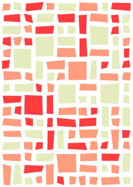 Ofset Quad üretken sanat arkaplan çizimi