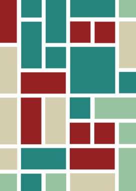 Ofset Quads üretken sanat arka planı, vektör illüstrasyonu