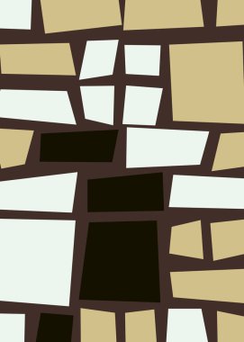 Ofset Quad üretken sanat arkaplan çizimi