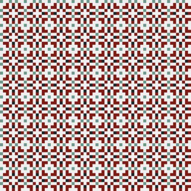 Soyut çapraz desenli üretken hesaplama sanatı çizimi