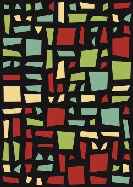 Ofset Quad üretken sanat arkaplan çizimi