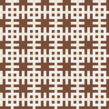 Soyut çapraz desen, üretken hesaplama sanatı, vektör illüstrasyonu