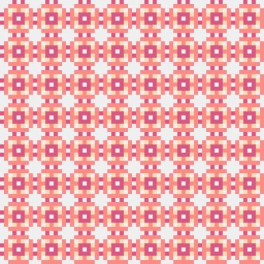 Soyut çapraz desen, üretken hesaplama sanatı, vektör illüstrasyonu