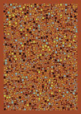 Ofset Quads üretken sanat arka planı, vektör illüstrasyonu