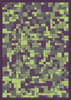 Ofset Quads üretken sanat arka planı, vektör illüstrasyonu