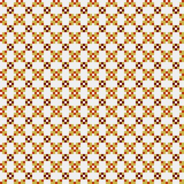 Soyut çapraz desen, üretken hesaplama sanatı, vektör illüstrasyonu