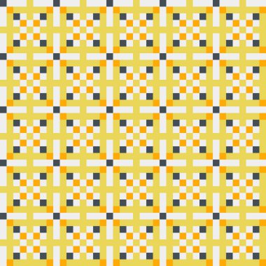 Soyut çapraz desen, üretken hesaplama sanatı, vektör illüstrasyonu